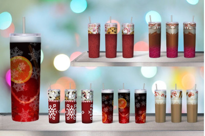 Christmas Drink Tumbler Sublimation