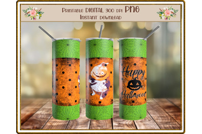 Halloween Girl Tumbler 20 oz. 300 DPI PNG Design Download