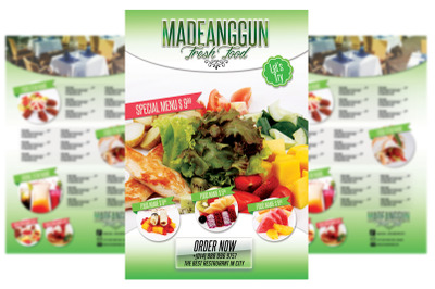 Fresh Food Restaurant Menu