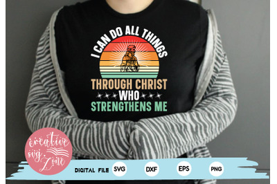 i can do all things through christ who strengthens me