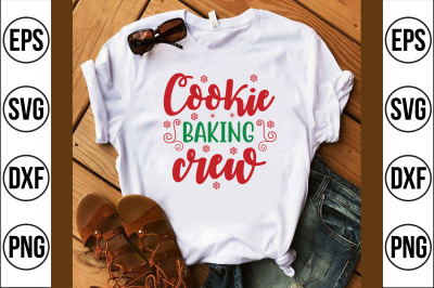 Cookie Baking Crew svg cut file