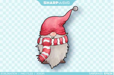 Gnome 3 PNG Sublimation - Christmas Sublimation Design