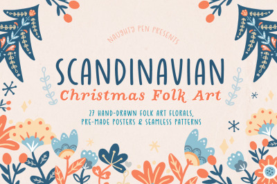 Scandinavian Christmas Folk Art