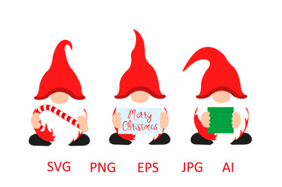 Christmas Gnomes&2C; Merry Christmas