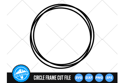 Circle Frame SVG | Circle Frame Cut File | Circle Monogram