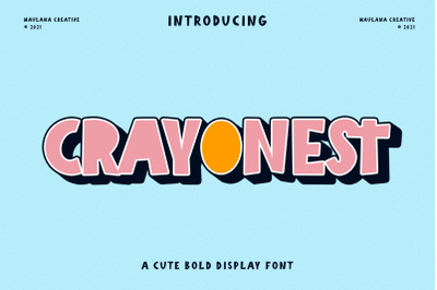 Crayonest Handwritten Display Font