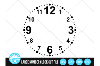 Clock Face SVG | Clock Face Cut File