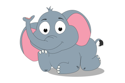 cute elephant animal cartoon