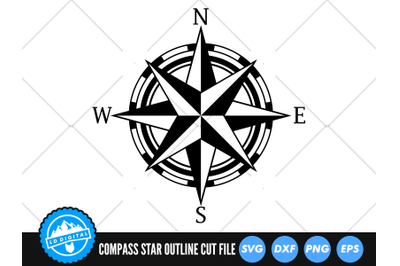 Nautical Compass SVG | Compass Cut File