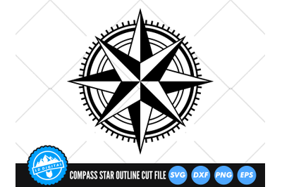 Nautical Compass SVG | Compass Cut File