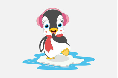 cute penguin animal cartoon