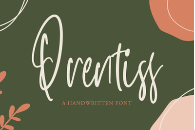 Prentiss - Handwritten Font