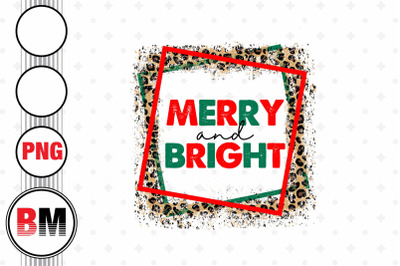 Merry and Bright Square Leopard PNG Files