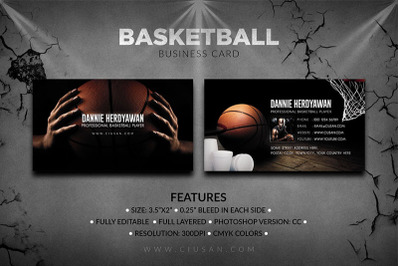 Basketball Business Card Vol. 02