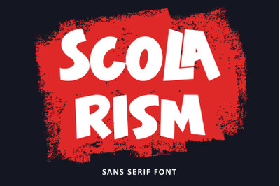 Scolarism - Sans Serif Font