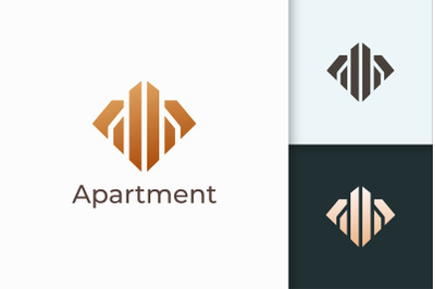 Apartment or Property Logo in Diamond