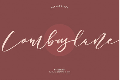 Combuslane Script Font