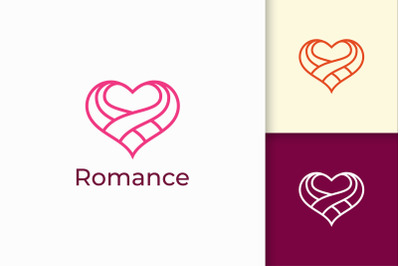 Simple Line Love Logo