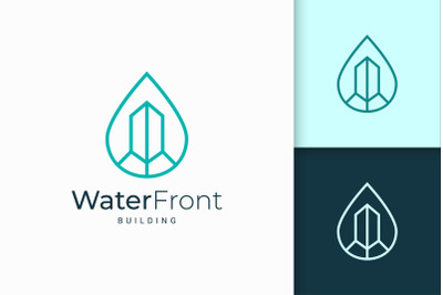Waterfront Resort or Property Logo