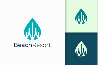Waterfront Apartment or Hotel Logo