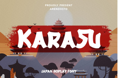 Karasu - Japan Display Font