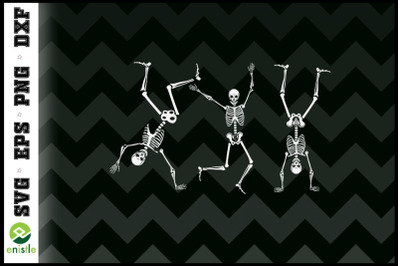 Dancing Skeletons Funny Halloween