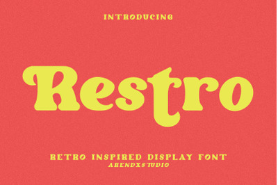 Restro - Retro Inspired Display Font