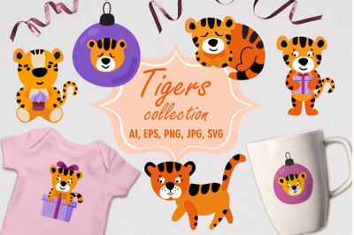 Tiger Collection SVG