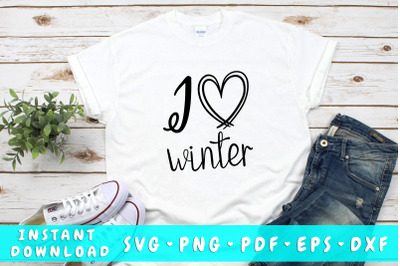 I love winter SVG