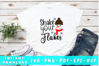 Shake your flakes SVG