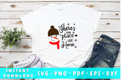 There&#039;s snow place like home SVG