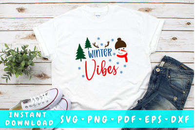 Winter vibes SVG