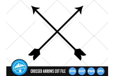 Crossed Arrows SVG | Tribal Arrows SVG Cut File