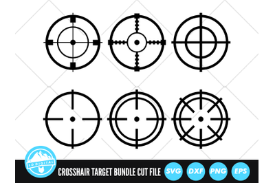 Crosshair Target Bundle SVG | Gun Sights SVG