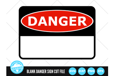 Blank Danger Sign SVG | Blank Danger Sign Cut File