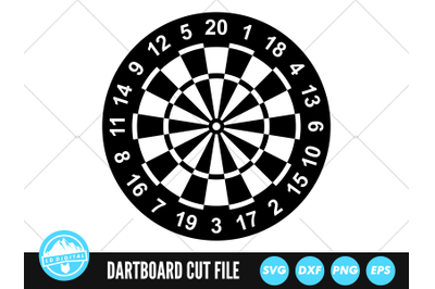 Dartboard SVG | Dart Bullseye Cut File