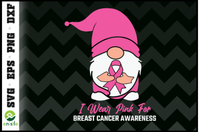 Pink Ribbon Gnome Breast cancer