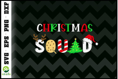 Christmas Squad Xmas lettering