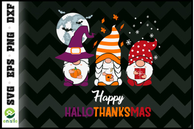 Happy Hallothanksmas Gnomes Seasonal
