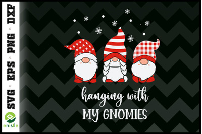 Hanging with my gnomies Christmas gnomes