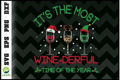 Christmas Wine Most wine-derful time