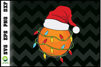 Pingpong Christmas lights Santa hat