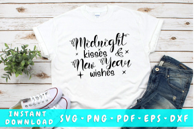 Midnight Kisses And New Year Wishes SVG