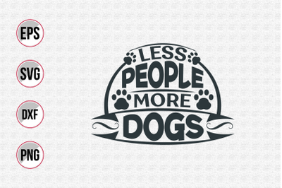 Dog typographic quotes design vector template.