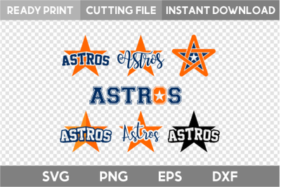 Astros SVG Bundle