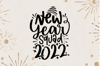 New Year Squad 2022 SVG