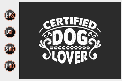 Dog typographic quotes design vector template.