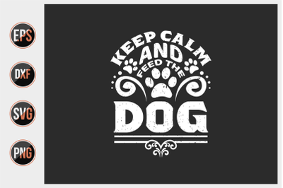 Dog typographic quotes design vector template.