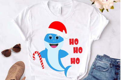 Christmas shark svg&2C; Cute shark svg&2C; shark svg&2C; christmas svg&2C; clipart