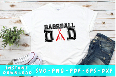 Baseball dad SVG